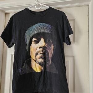 Death Row Records On Sleeve & Snoop Dog On Front Crew Neck Tee